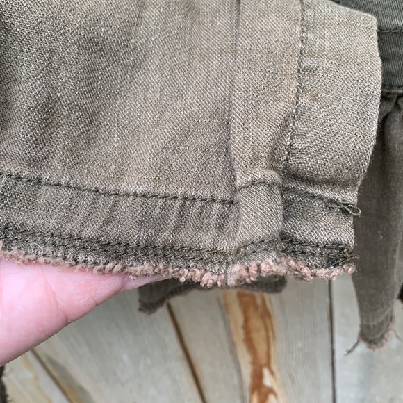 Free People military jacket romantic army green - Picture 6 of 9